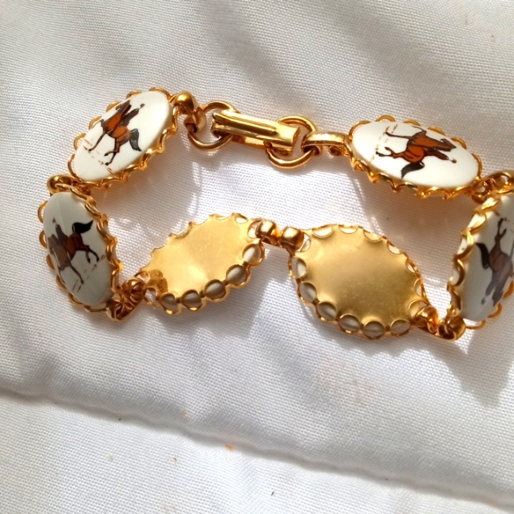 Vintage bracelet Rider on a horse - Picture 3 of 4